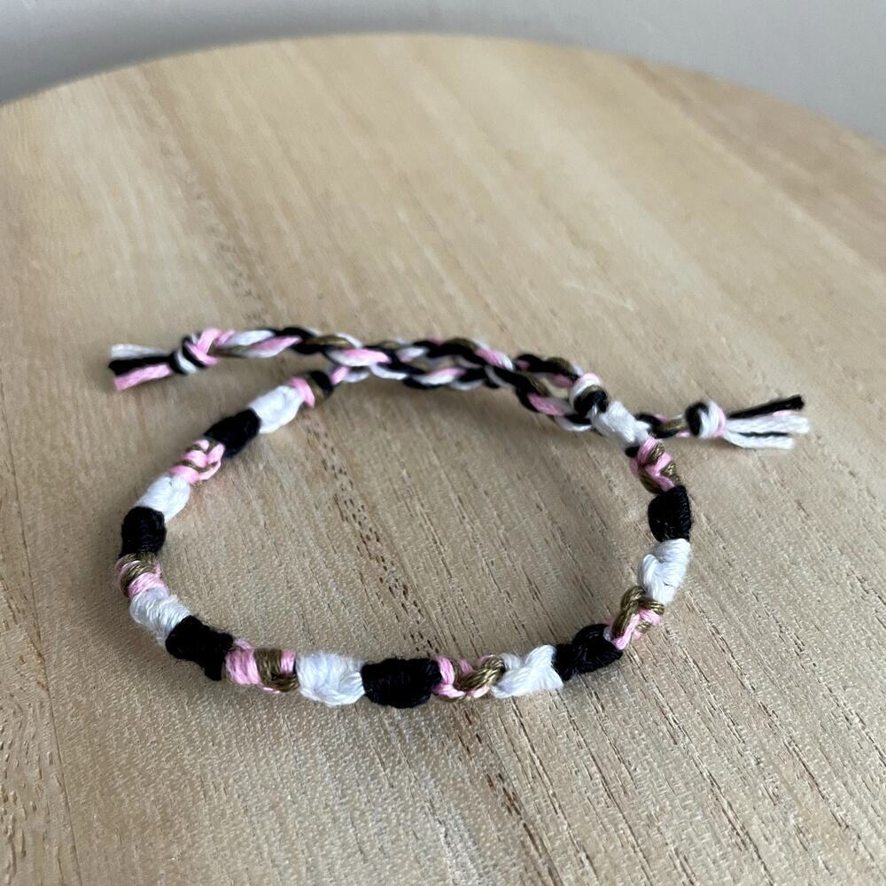 Alena Bracelet anklet trendy comfortable tie embroidery thread woven gift